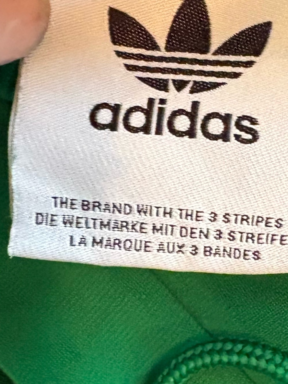 Adidas Women’s Green Three-Stripe Track Jacket & Pants Set - Picture 5 of 10